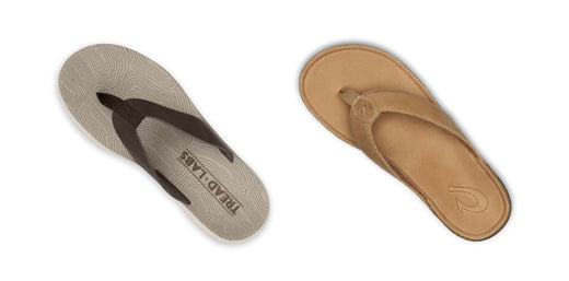 Olukai Tauhine Men's Leather Beach Sandals vs. Tread Labs Men's Orleans Leather Sandals