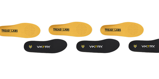 Carbon Fiber Insoles: VKTRY Gold Vs. Tread Labs Dash