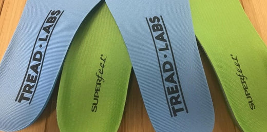 Superfeet GREEN Support Insoles vs Tread Labs Pace