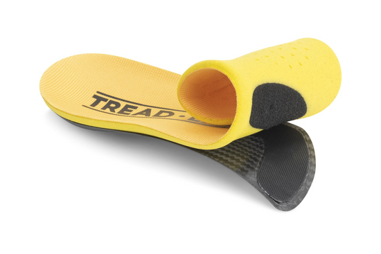 Dash Carbon Fiber Arch Support Insoles with Replaceable Top Covers