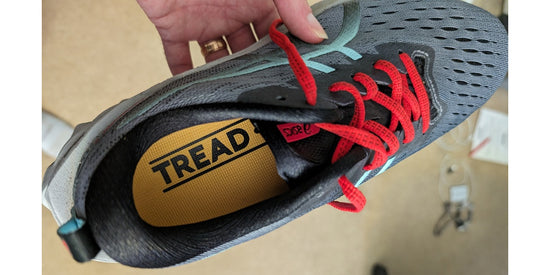 Dash Insoles in running shoes. Photo from a review by Jason V.