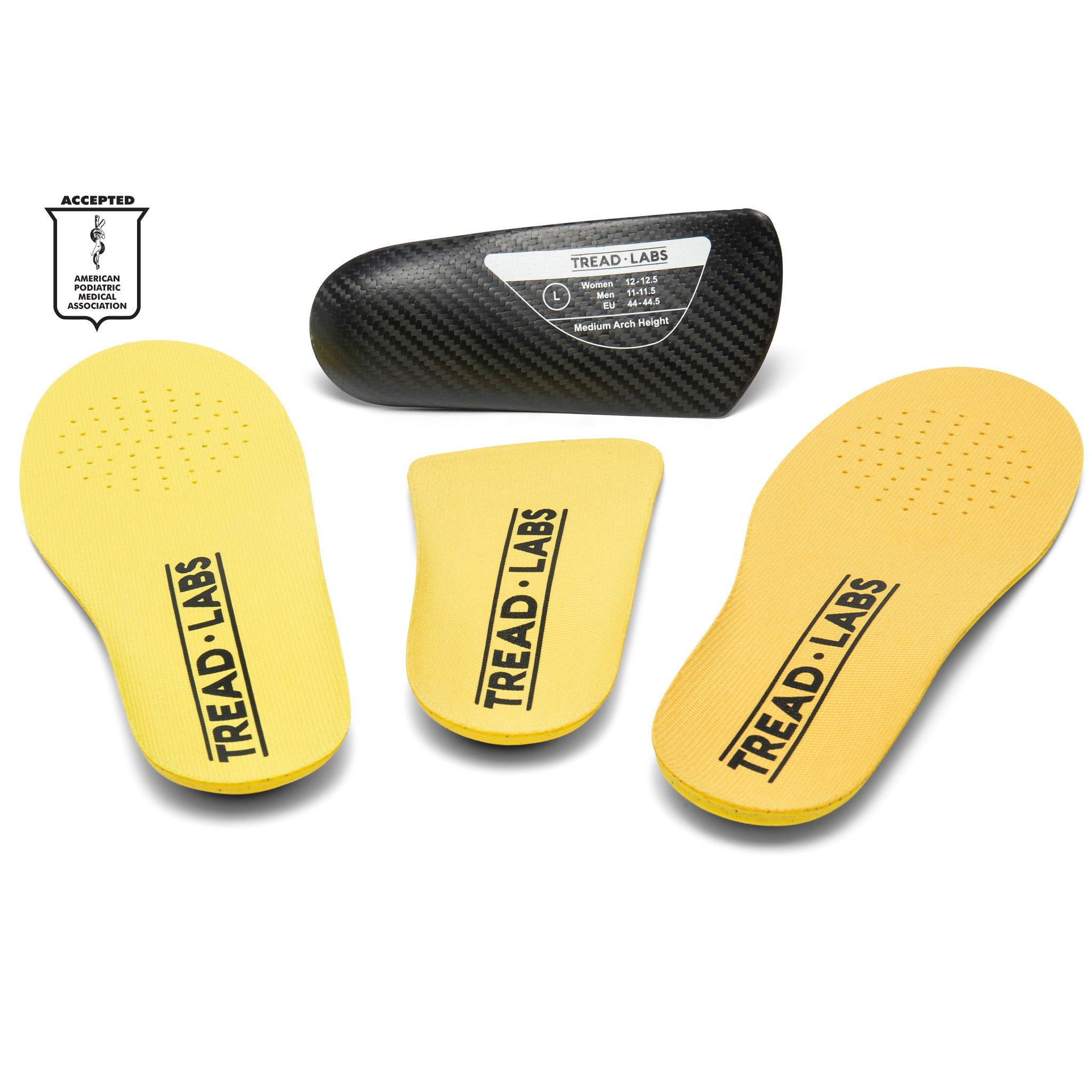 TREAD LABS Dash Insole Kit | Firm Molded Arch Support +