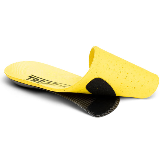 Dash carbon fiber orthotic insoles for rigid arch support