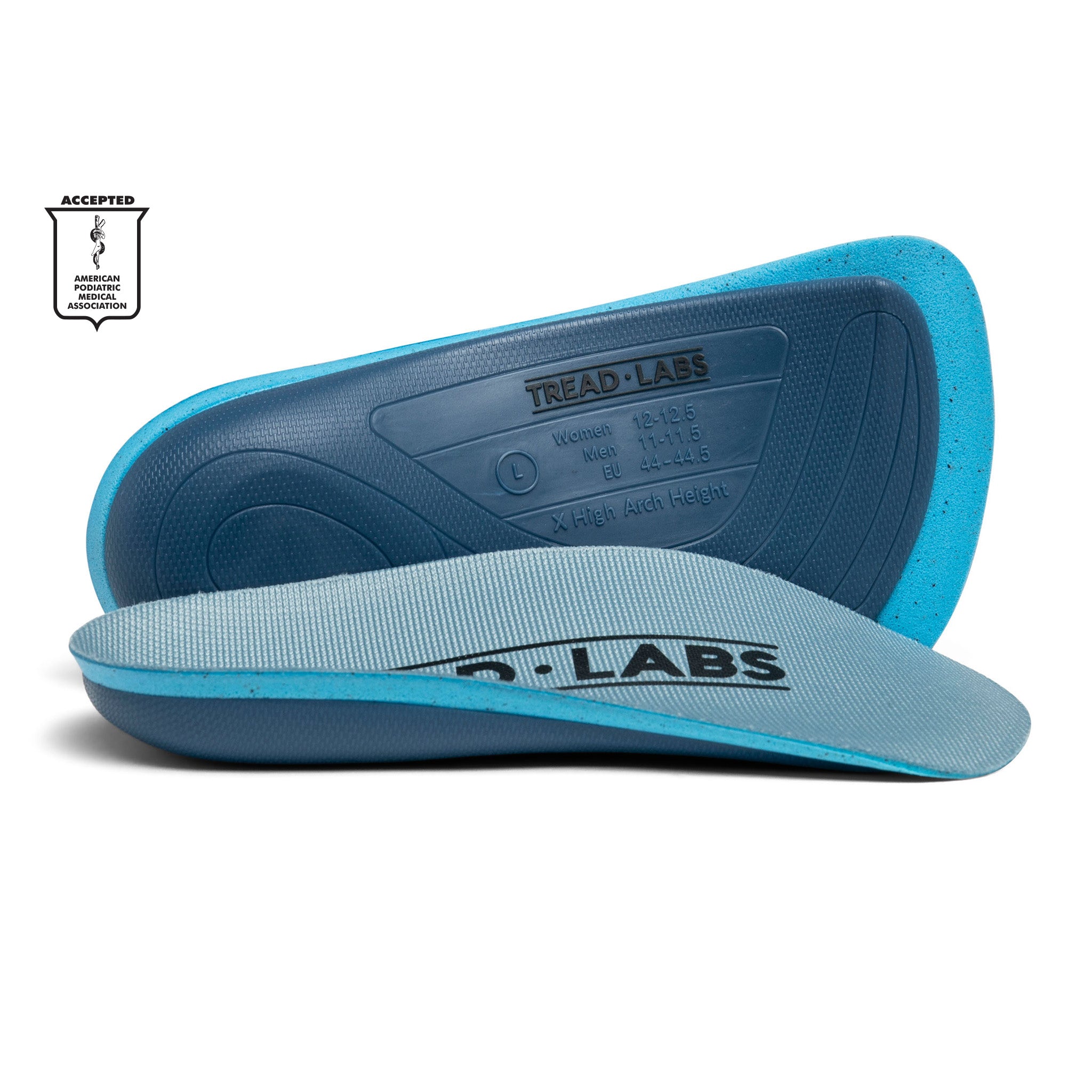 Pace Short Insoles 3/4-Length Firm Arch Support Tread Labs