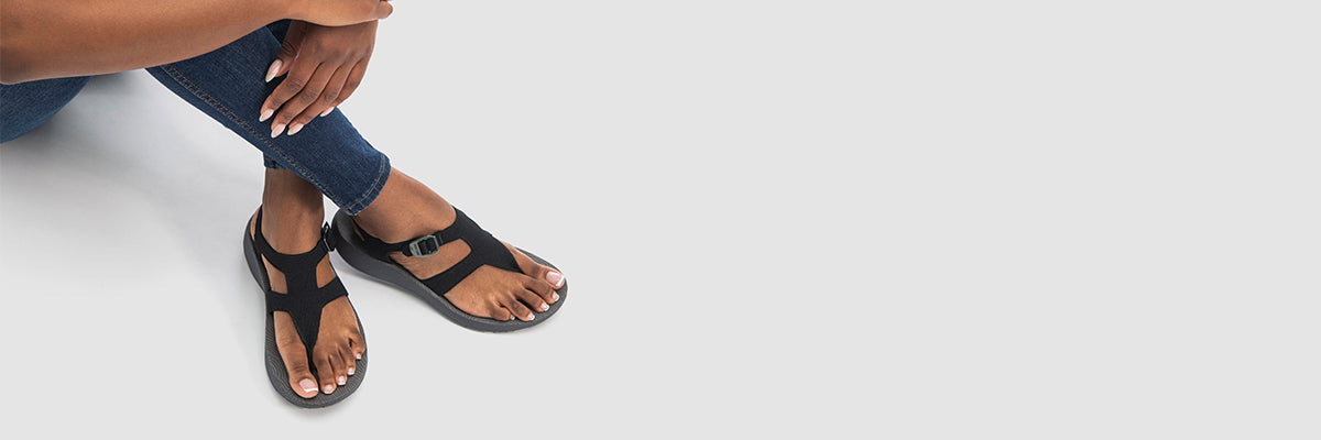 Borniu Womens Sandals Flip Flops for Women, Womens Orthotic Flip Flops  Plantar Fasciitis Sandals For Flat Feet with Arch Support Comfortable  Walking Wedge Sandals - Walmart.com