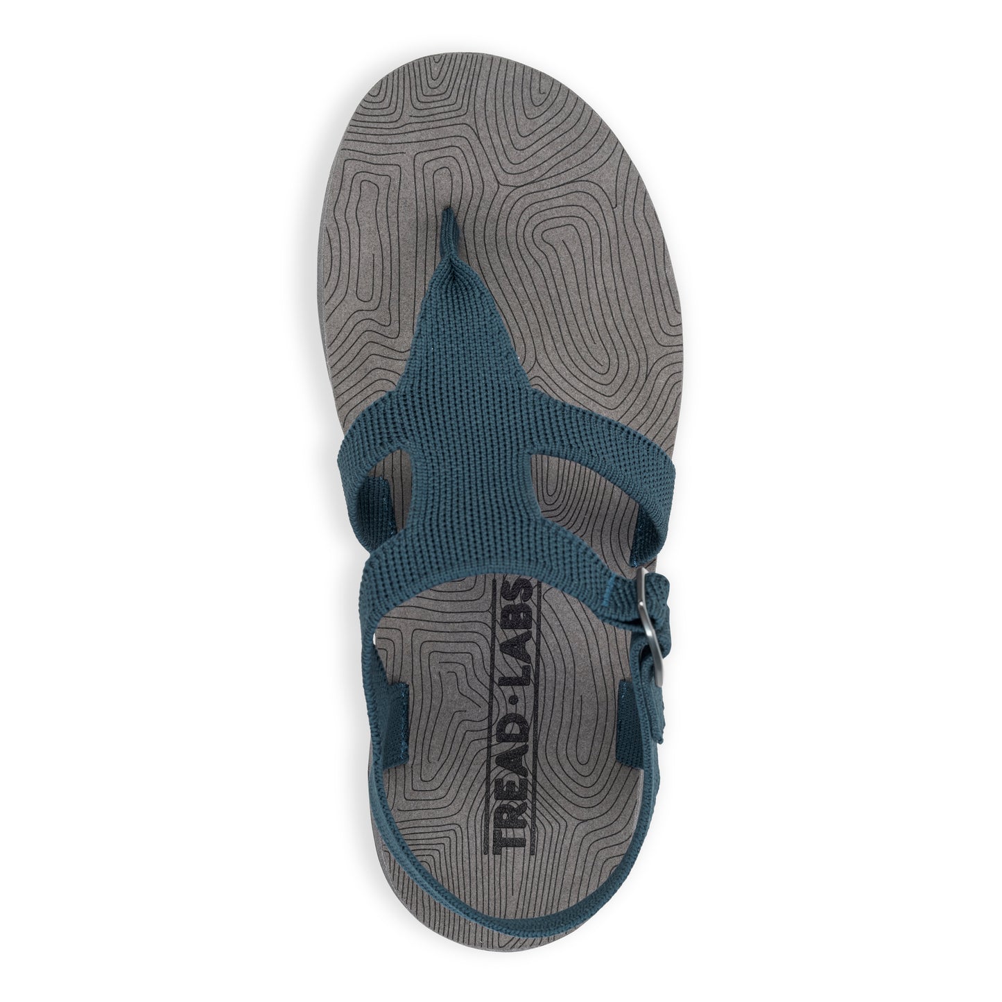 Top View of Women's Albion Sandal in Deep on a white background.