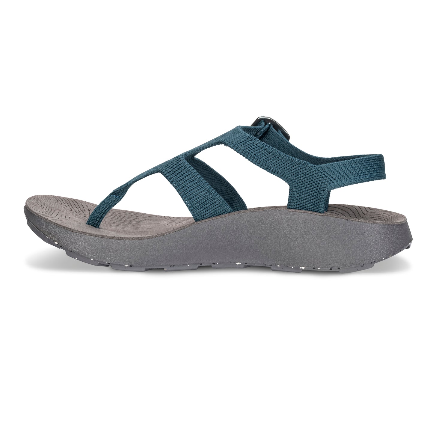 Medial View of Women's Albion Sandal in Deep on a white background.