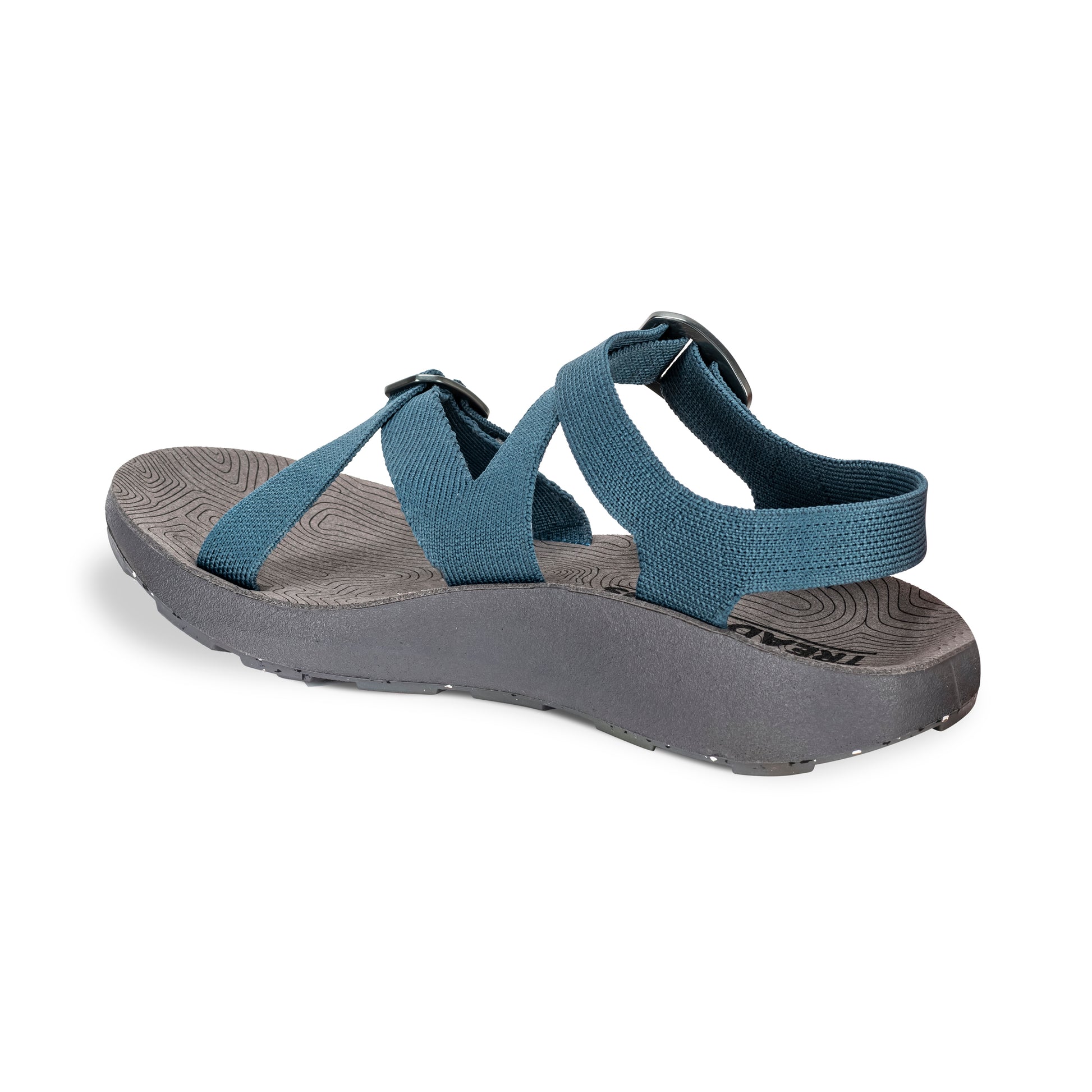 3/4 angled medial view of Women's Redway Sandal in deep on a white background.