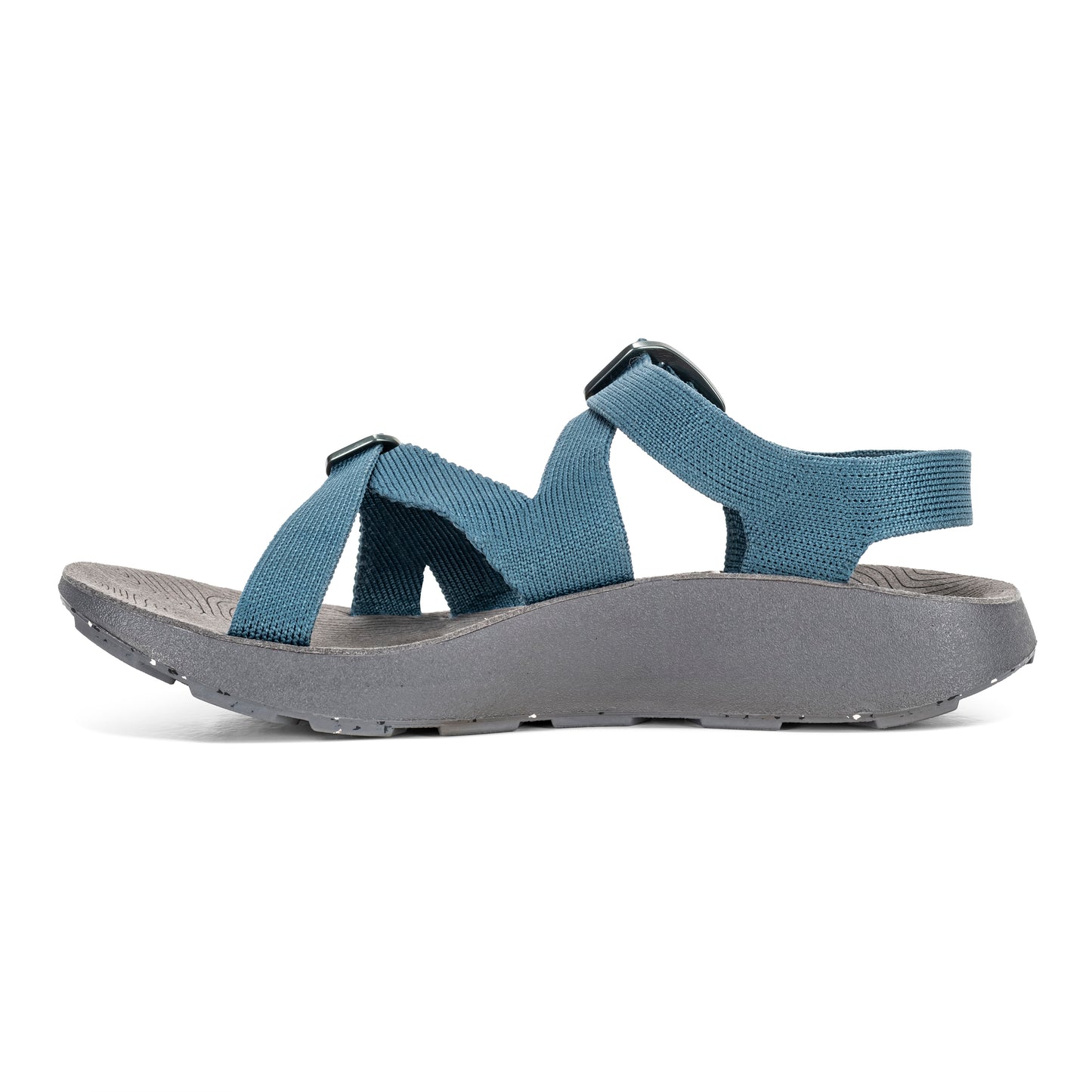 Medial view of Women's Redway Sandal in deep on a white background.