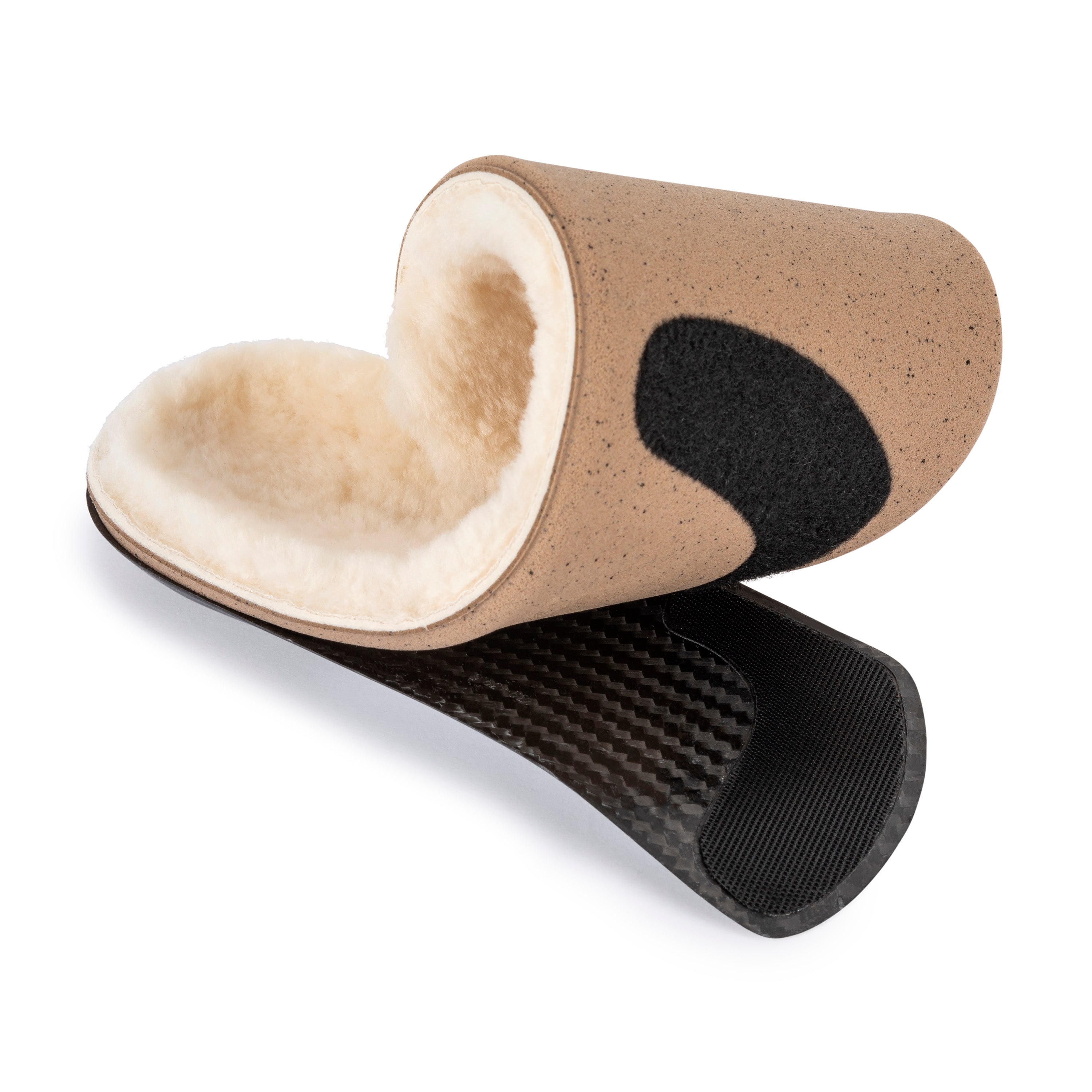 Shearling insoles with hot sale arch support