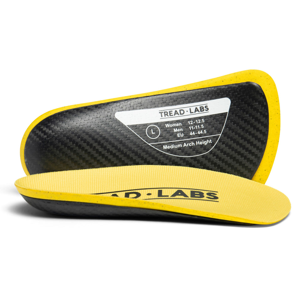 Dash Carbon Fiber Arch Support Insoles by Tread Labs Tread Labs