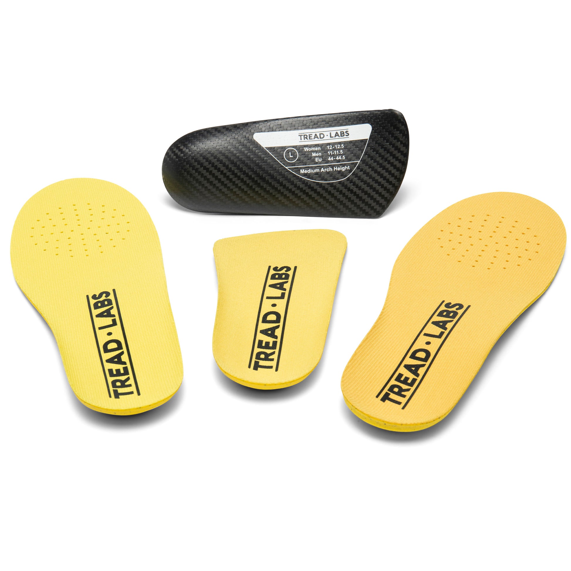 Dash Insole Kit orthotics for feet by Tread Labs