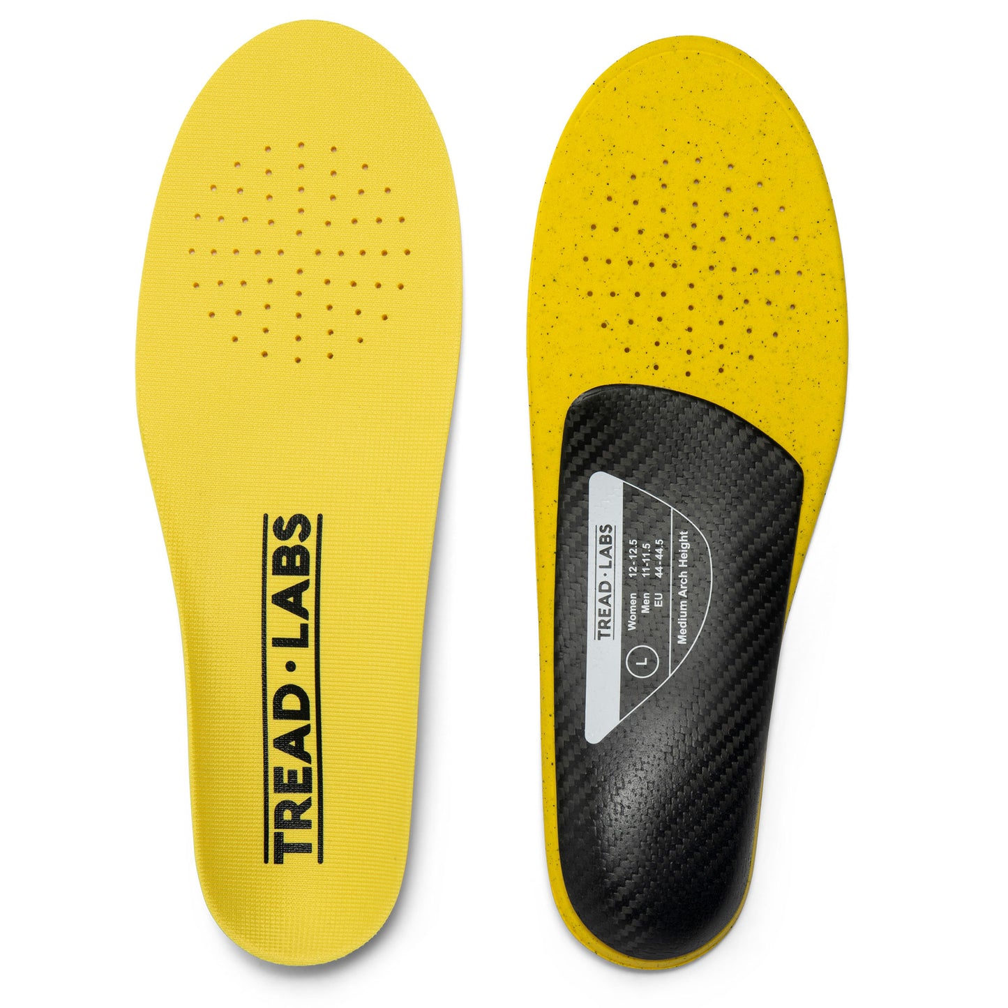 Dash Thin Insole With Carbon Fiber Arch Supports And Ventilated Top Covers